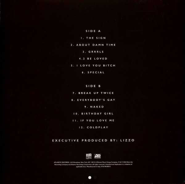 LIZZO - SPECIAL - LP-płyta nowa , zafoliowana
