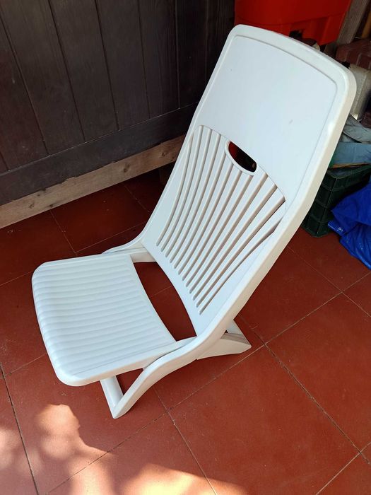 Cadeira de Praia Campismo Branca