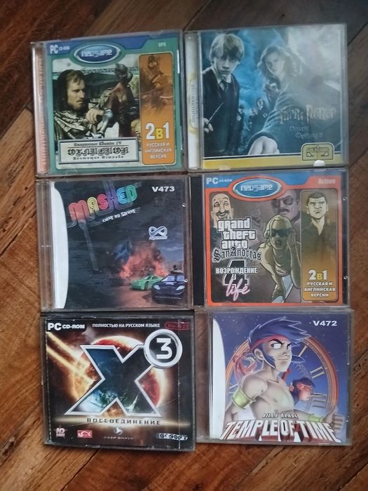 Игры на дисках dvd