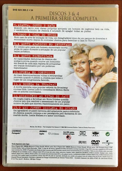 SÉRIE DVD Policial Crime Disse Ela Columbo Miss Marple Maigret