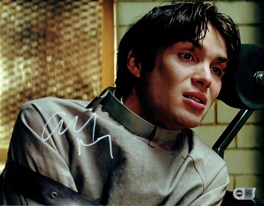 ! AUTOGRAF Cillian MURPHY Fotografia 28x35 cm Certyfikat BATMAN