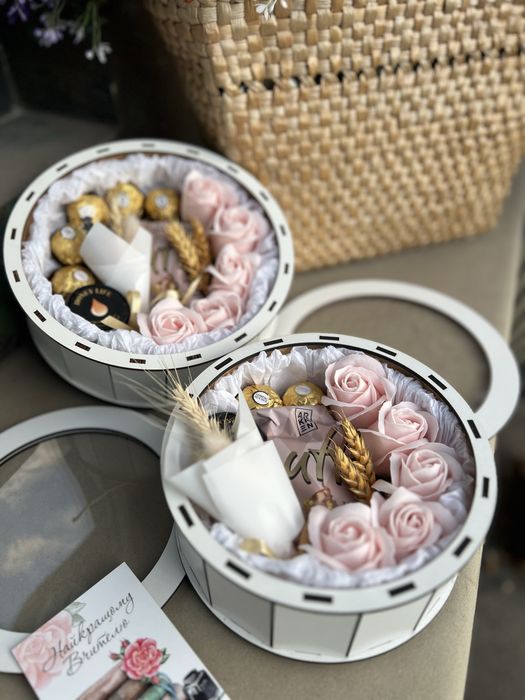 Мильні квіти, троянди, подарункові бокси Вінниця В НАЯВНОСТІ РОЗПРОДАЖ