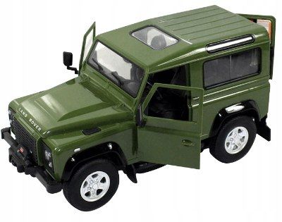 Autko R/C Land Rover Defender  RASTAR Zielony Auto zdalnie sterowane