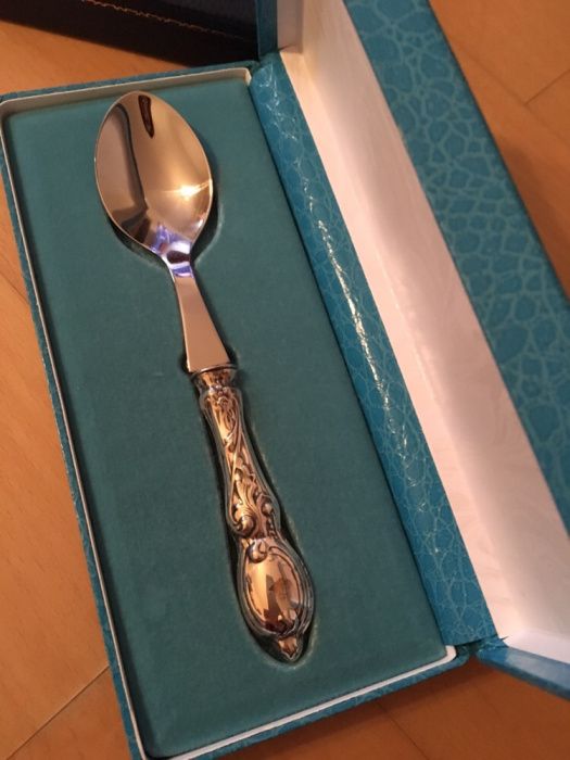 Talher para bebé em prata