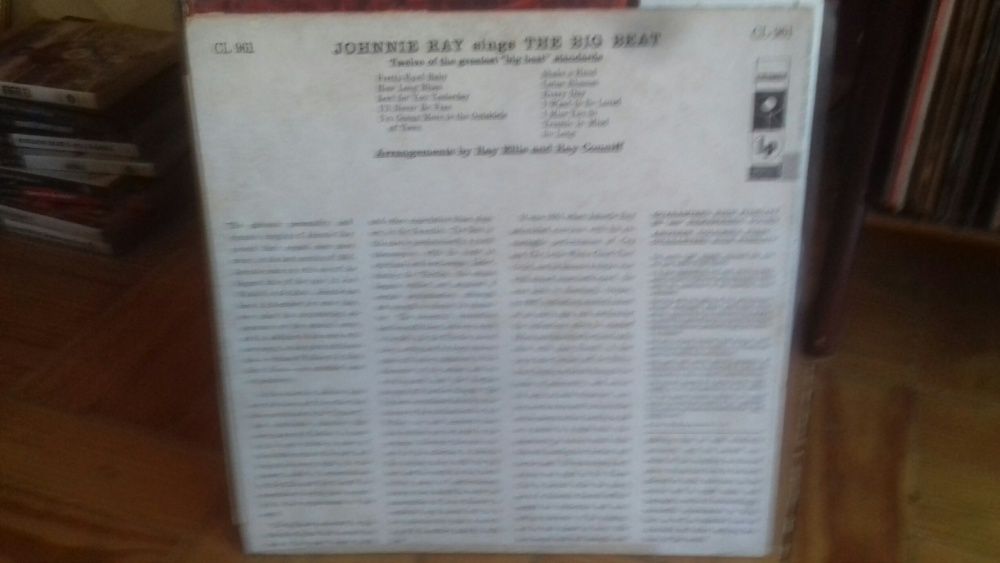 Johnnie Ray - "The Big Beat" (1957) LP