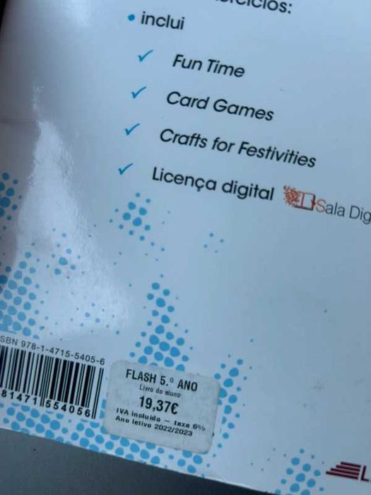 Manual inglês livro Flash student’s book 5 ano