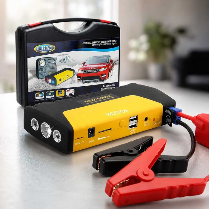 Пускозарядний пристрій для авто Jump Starter 50800 mAh | Пусковое устройство Бустер Джамп Стартер Power Bank