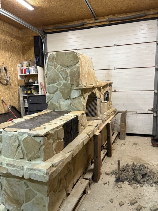 Grilowedzarnia grill murowany piec pizza grilla z kamienia