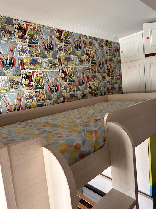 Beliche 2 camas com armário embutido