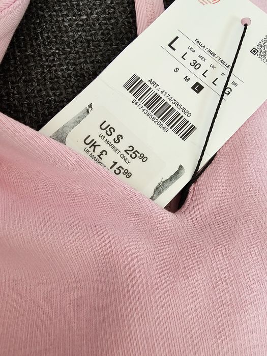 Prążkowany, bawełniany top halter, o 40 zł TANIEJ!