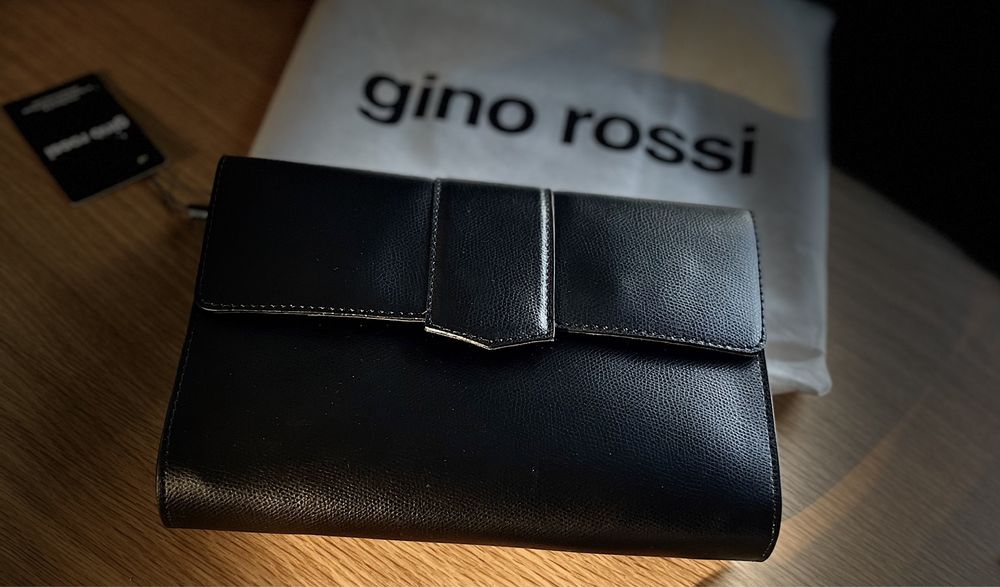GINO ROSSI: skórzana torebka damska / NOWA