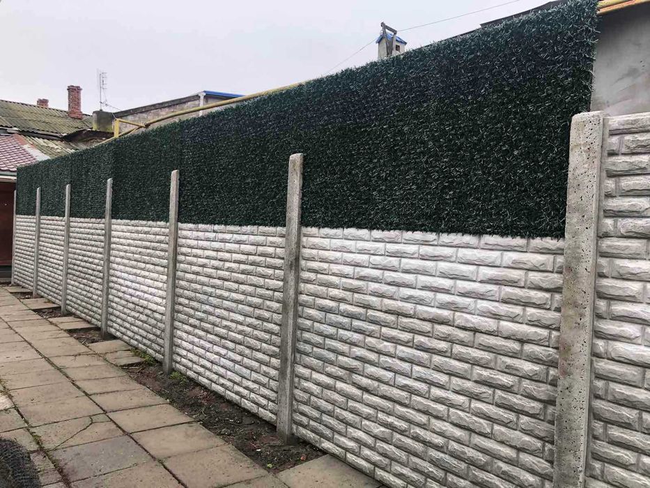 Зелёный забор! Декоративний паркан! Штучна огорожа! Живая изгородь!