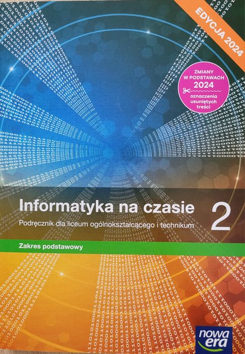 Informatyka na czasie 2 podręcznik dla liceum I technikum