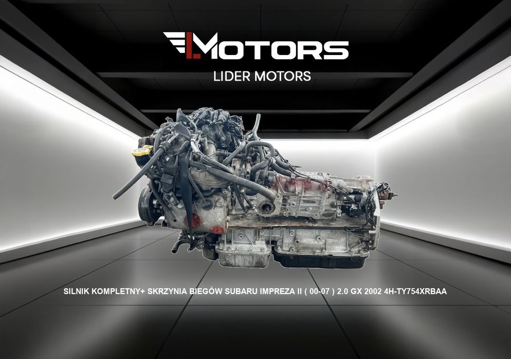 Silnik Kompletny+ Skrzynia Biegów Subaru Impreza Ii ( 00-07 ) 2.0 Gx 2