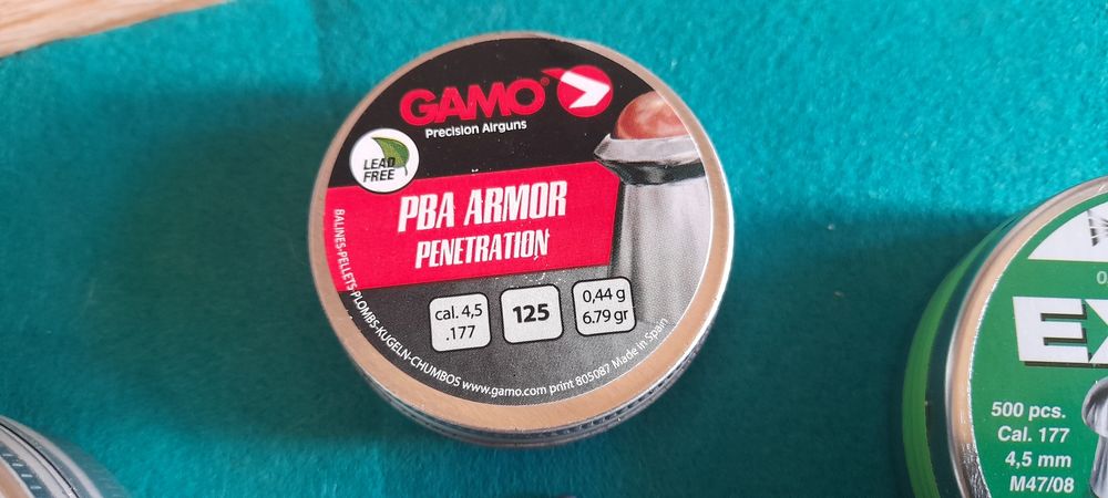 Chumbos calibre 4.5mm da H&N JSB e Gamo