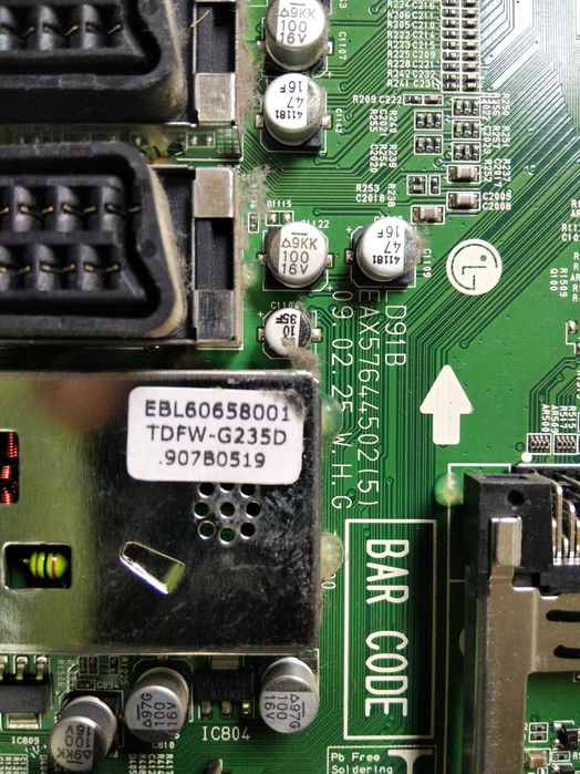 Placa Main LG EAX57644.502(5) ou EBU60674.844