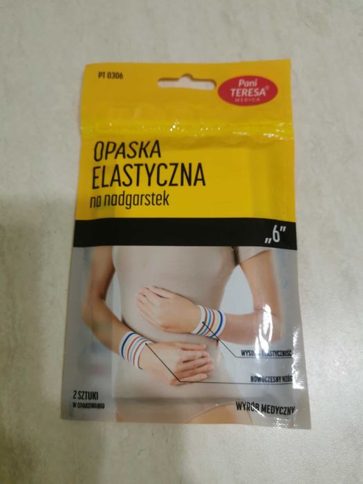 Pani Teresa Opaska elastyczna stawu nadgarstkowego, krótka, rozmiar S