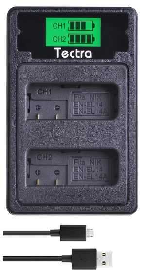 EN-EL14 Nikon - Carregador e/ou Baterias 1500mAh NOVO