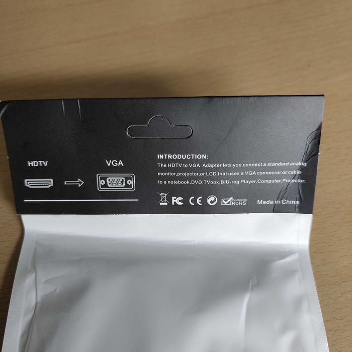 Conversor Adaptador Hdmi para Vga com Áudio