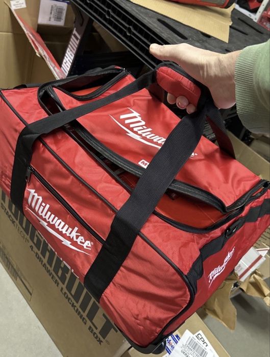 Сумка будівельника MILWAUKEE з коліщатками розмір XL