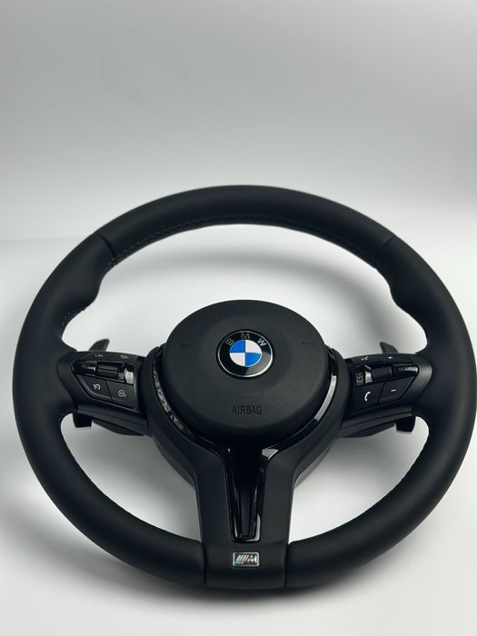 Кермо BLACK + Встановлення / Руль BMW M / F10 F30 / F15 F34 F25 F20