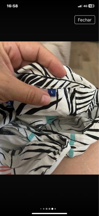Camisa manga curta Jack Jones L nova