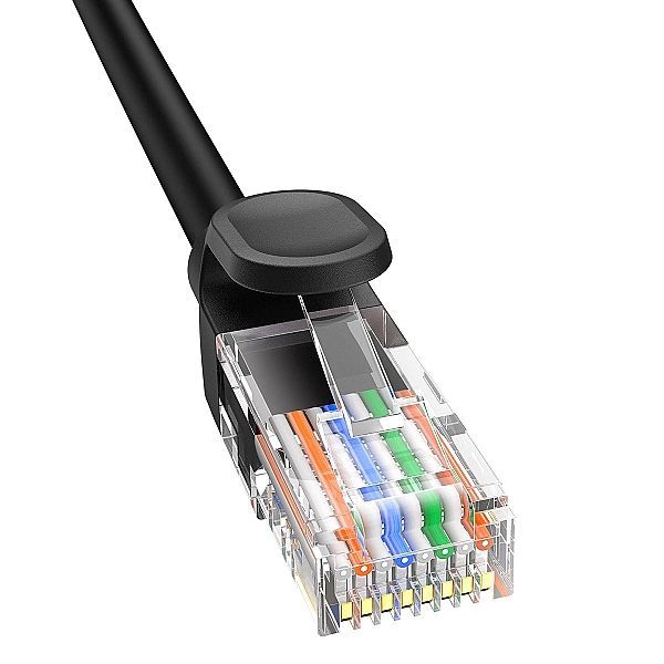 Kabel Ethernet Baseus High Speed Cat 5 Rj-45/1000Mb/s 1m okrągły - cza