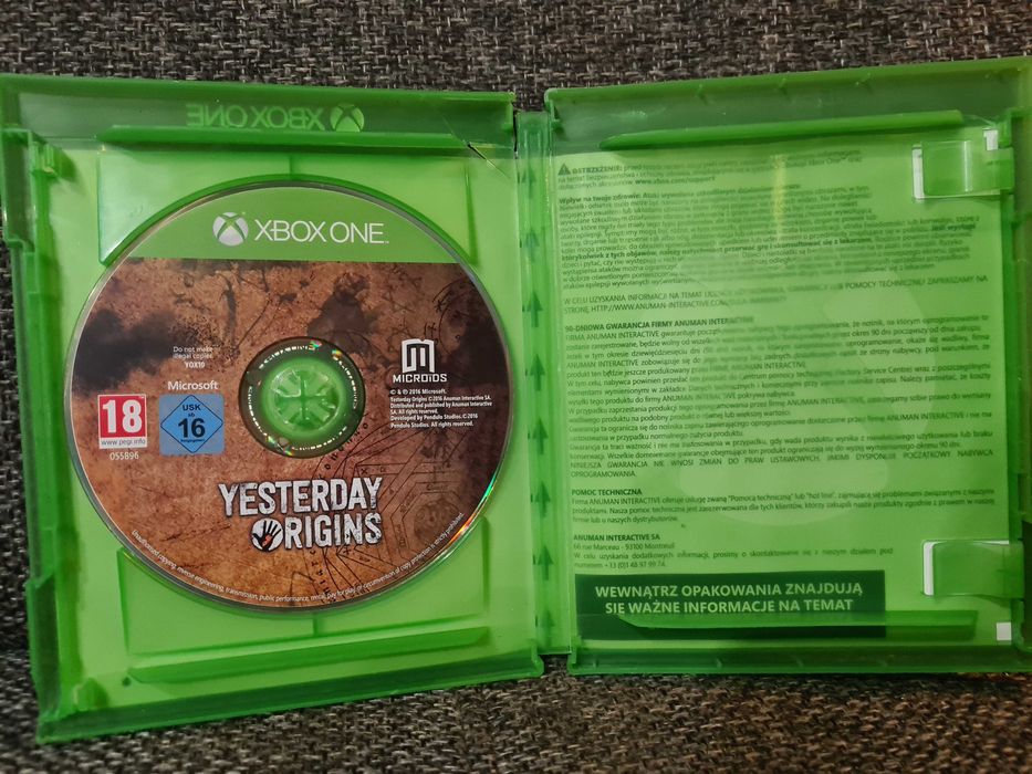 Yesterday Origins XBox One PL