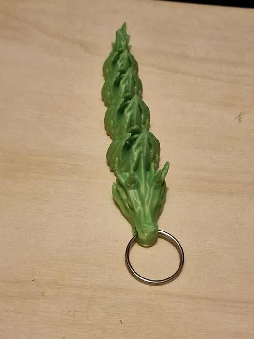 porta chaves drgão imprimido 3d