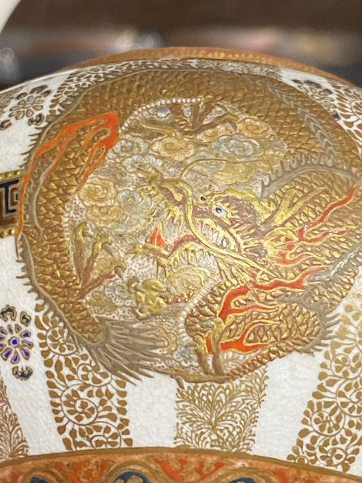 Bule Porcelana Japonesa Imperial Ouro Fino 11,5 cm Séc XIX Museu