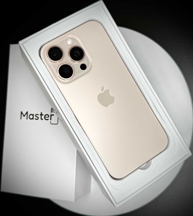 Apple iPhone 16 Pro 256GB DESERT ESIM jak nowy 89-90% bat 6msc gwar