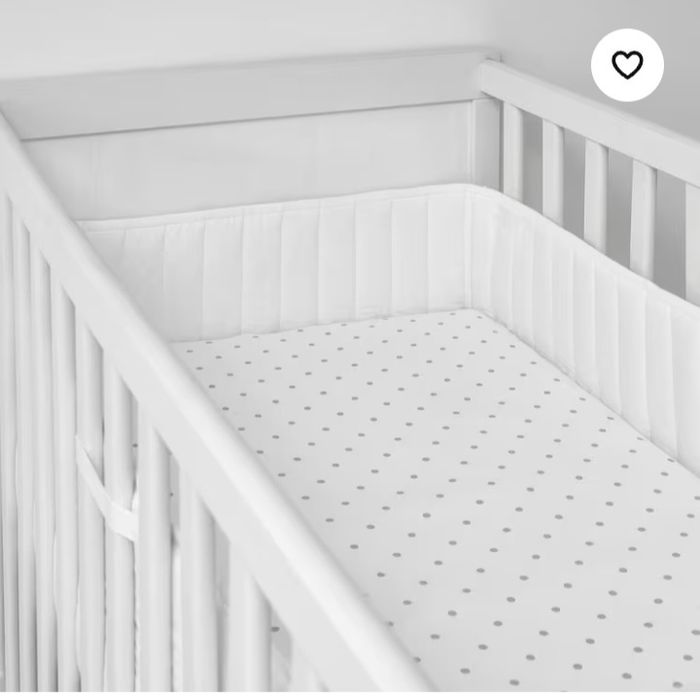 Protetor de berço, branco, 60x120 cm Ikea
Protetor de berço, bran