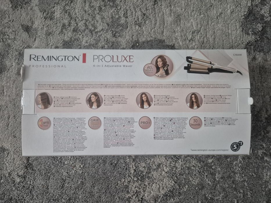 Falownica do włosów Remington.