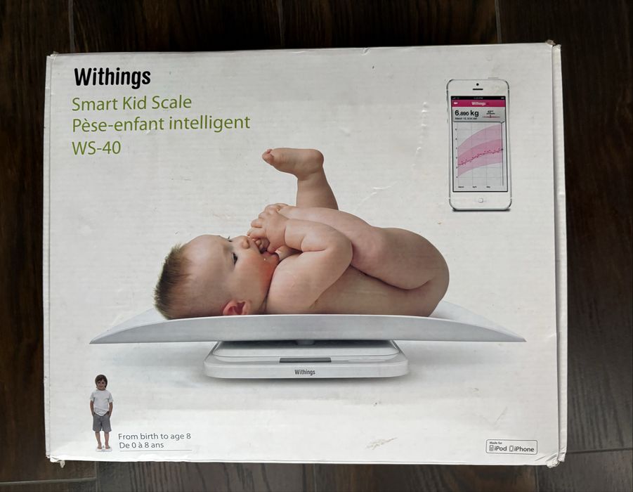Весы. Розумні дитячі ваги Withings від 0 до 8 років.