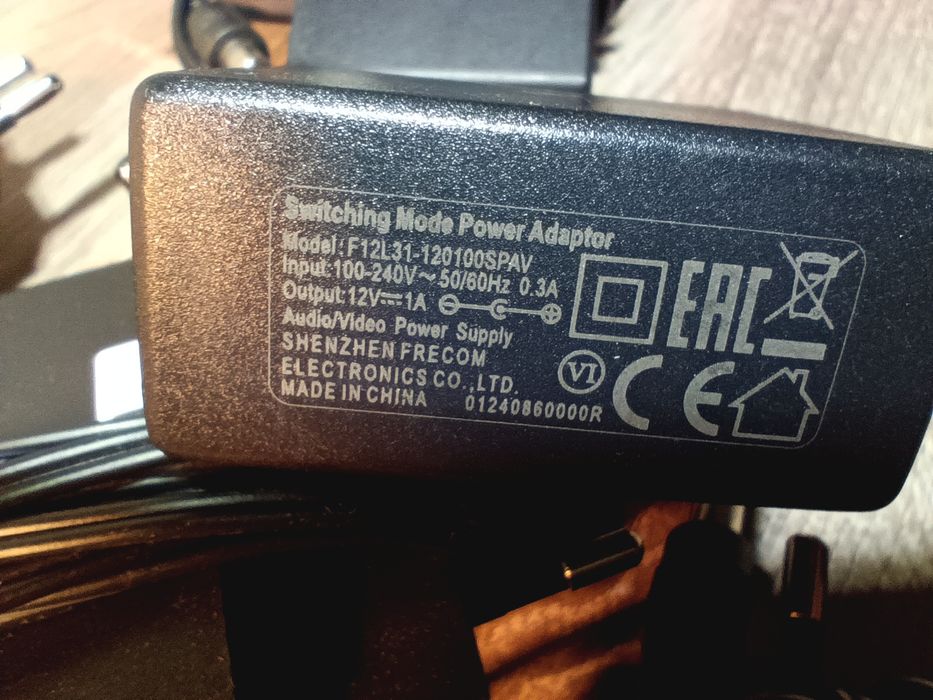 Блок питания живлення 12В 1А 10 шт.