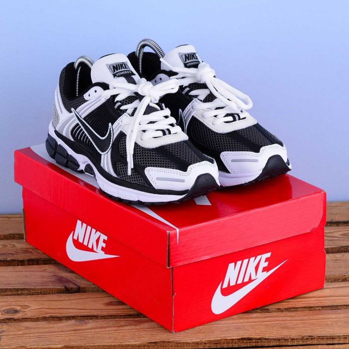 (2381) Акція! Кросівки Nike Zoom Vomero 5 сірі з чорним і білим (37-41) найк найки В'єтнам
