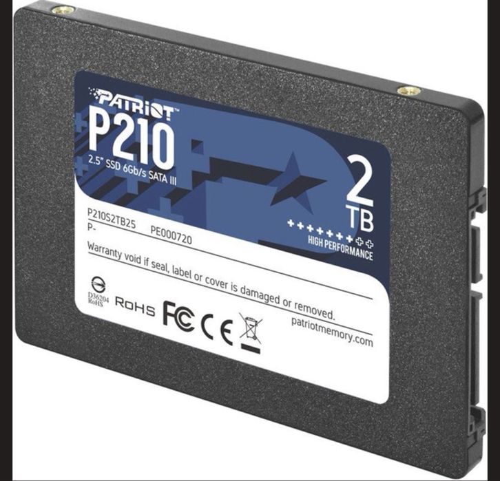 SSD диск Patriot P210 2TB 2.5" SATAIII TLC