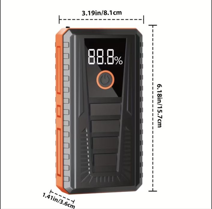 Пусковий пристрій, стартер, бустер для акумулятора в машину, авто