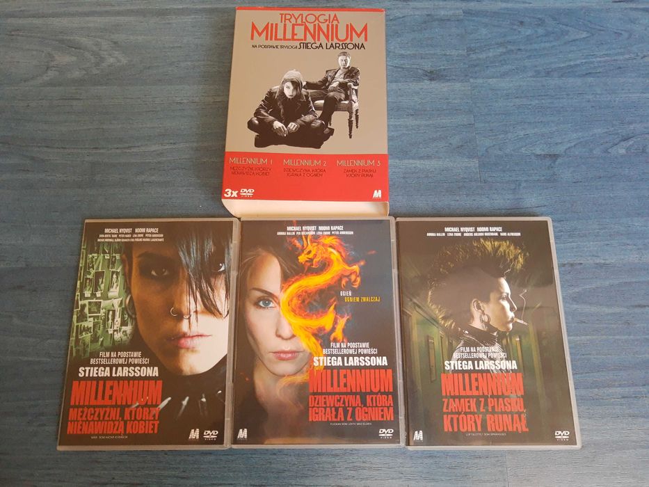 Trylogia Millennium Stieg Larsson Filmy DVD