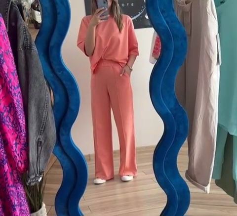 Komplet Dresowy Brzoskwinia