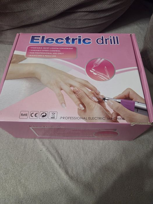 Fioletowa frezarka paznokci  JD 700  + frezy ORYGINAŁ