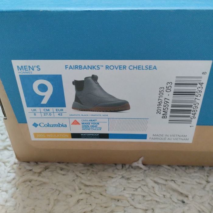 Черевики Columbia 27см устілка