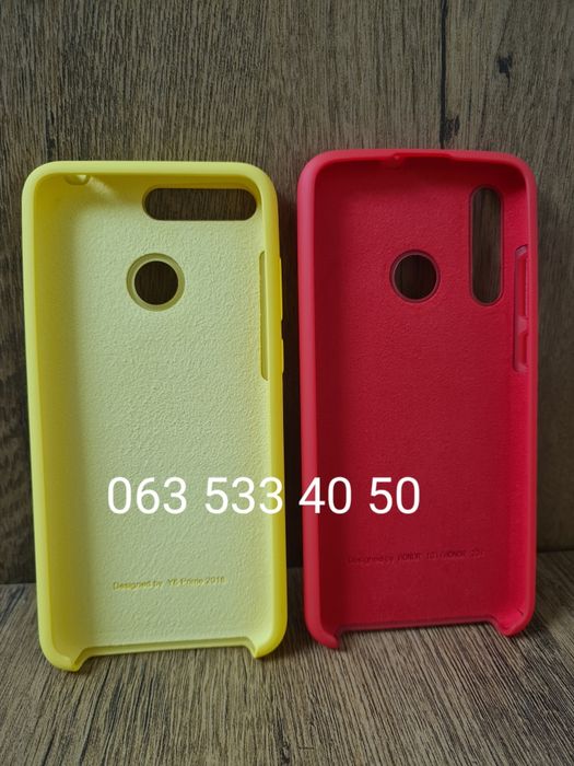 Чехол Silicone cover для Huawei p smart plus Y6 Y7 2019 и др модели