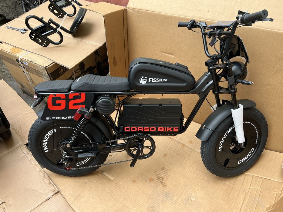 Єлектровелосипед, електрофетбайк, електротранспорт Corso Wander 750 W