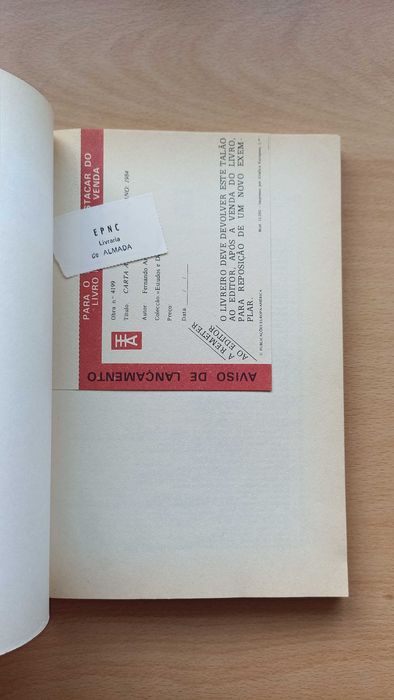 Livro "Carta a Fidel Castro 1984" de Arrabal