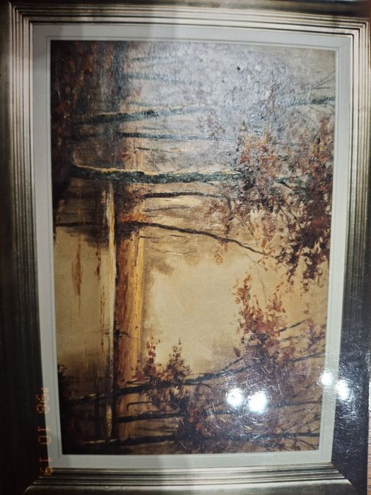 Grande oleo paisagem Gomes Martins quadro pintura