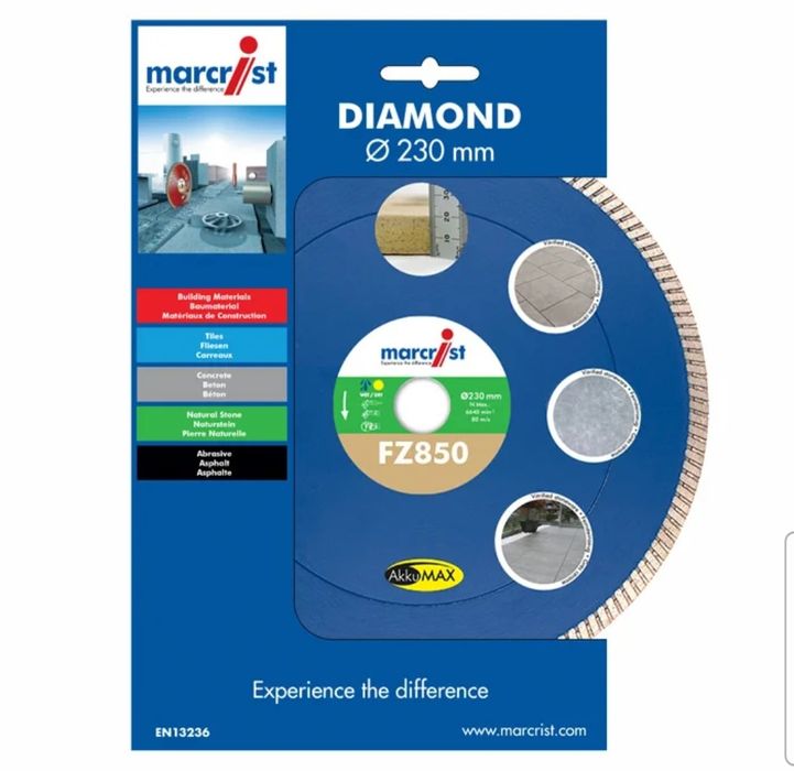 Tarcza diamentowa Marcrist FZ850 230 mm (otwór 22 mm)