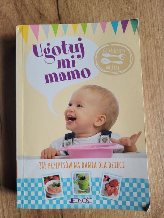 Ugotuj mi mamo Zalejski książka z przepisami dla niemowląt