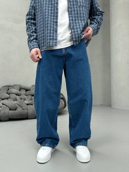 Джинси чоловічі baggy jeans, широкие джинсы мужские реп rap sk8 S