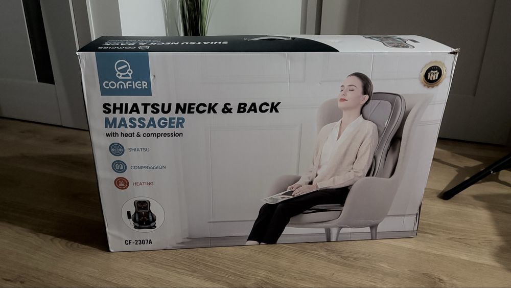 Masażer Shiatsu Comfier CF-2307A-EU | Kark, Plecy, Kompresja, Grzanie